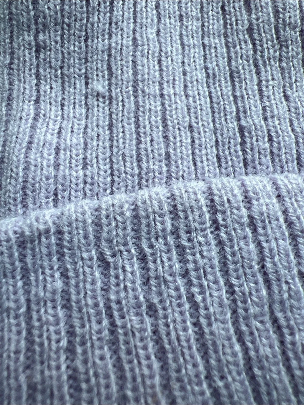 Baby Ribbed Beanie - Lavender